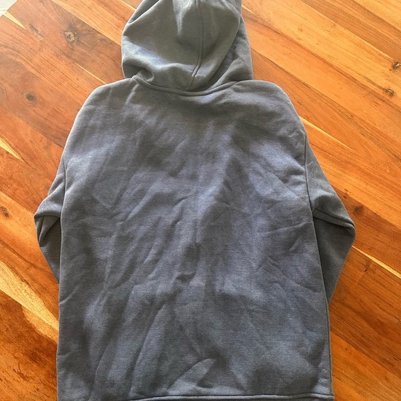 Danskin Blue/Gray Zip-Up Casual Jacket with Standing Collar - Picture 3 of 3